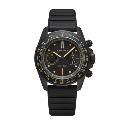LM02 Type C PVD Noir - Cadran noir + Old Radium