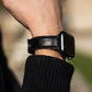 Bracelet Apple Watch en cuir façon croco