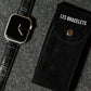 Bracelet Apple Watch en cuir façon croco