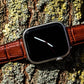 Bracelet Apple Watch en cuir façon croco