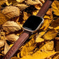 Bracelet Apple Watch en cuir patiné