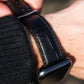 Bracelet Apple Watch en cuir façon croco