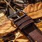 Bracelet Apple Watch en cuir patiné