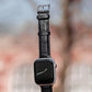 Bracelet Apple Watch en cuir façon croco