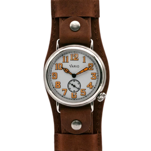 Vario 1918 Trench White Dial Orange Lume