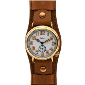 Vario 1918 Trench White Dial Orange Lume