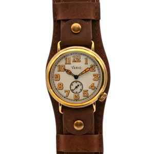 Vario 1918 Trench Cream Dial Orange Lume