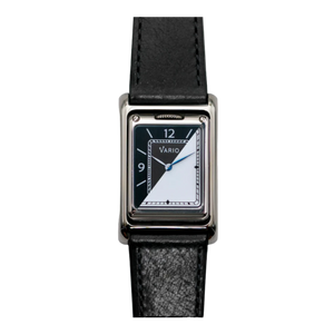 Vario VERSA Reversible Dual Time Gunmetal-White Watch