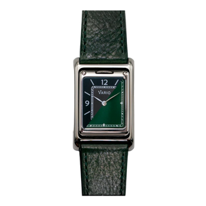 Vario VERSA Reversible Dual Time Gunmetal-Green Watch