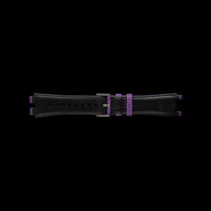 Bracelet en cuir de vache violet pour MANTA-X