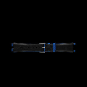Bracelet en cuir de vache bleu pour MANTA-X