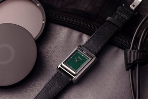 Vario VERSA Reversible Dual Time Gunmetal-Green Watch