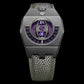 Bracelet en cuir gris pour raie manta MANTA-X