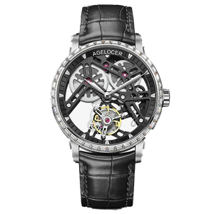 Agelocer Flying Tourbillon squelette diamant