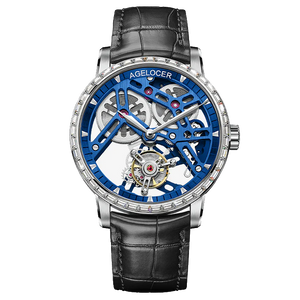 Agelocer Flying Tourbillon squelette diamant