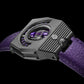 Bracelet en cuir de vache violet pour MANTA-X