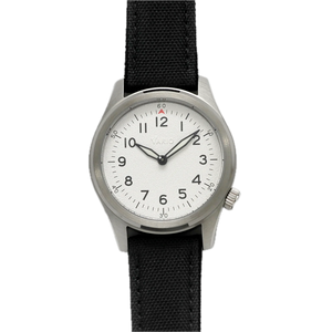 Vario 1945 A-11S Heron White Solar Quartz Field Watch
