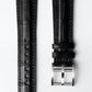 Behrens bracelet cuir Alli-gator noir collection Inventor