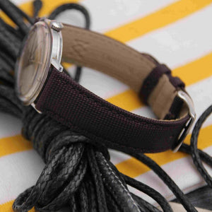 Bracelet de montre toile LARMOR PLAGE marron