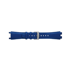 Bracelet en cuir de vache bleu pour MANTA-X