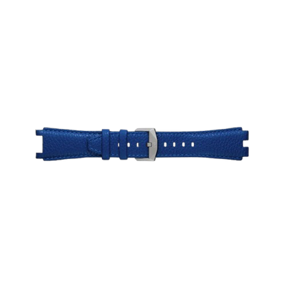 Bracelet en cuir de vache bleu pour MANTA-X