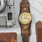 Vario 1918 Pilot Brass Cream Dial with Orange Lume Watch