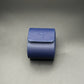 Etui montre en cuir bleu