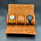 Etui montre en cuir marron