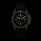 LM01 Type D Acier PVD Or et cadran Bleu