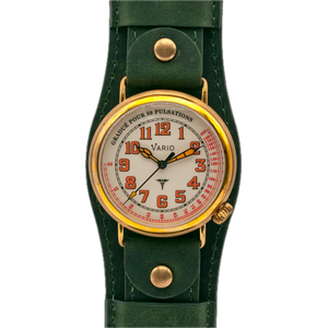Vario 1918 Medic Brass Cream Dial Orange Lume