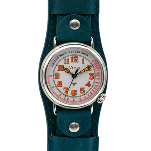 Vario 1918 Medic Laiton Cadran Blanc avec Luminescence Orange