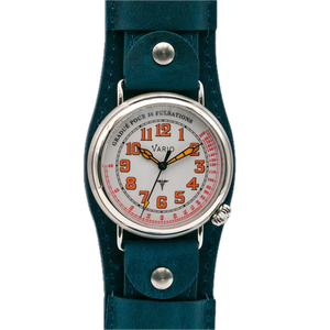 Vario 1918 Medic Cadran blanc avec lumens orange