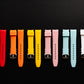Bracelets caoutchouc curve, boucle ardillon