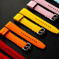 Bracelets caoutchouc curve, boucle ardillon