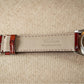 Bracelet de montre en cuir façon croco