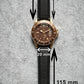 Bracelet de montre en cuir lisse