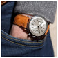 Bracelet de montre en cuir d'autruche camel