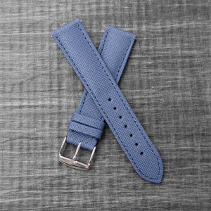 Bracelet de montre toile LARMOR PLAGE bleu breton
