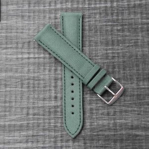 Bracelet de montre toile LARMOR PLAGE vert tempête