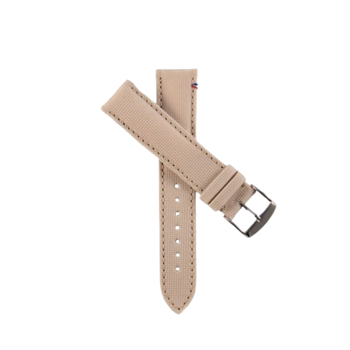 Bracelet de montre toile PORT LOUIS Blanc lin