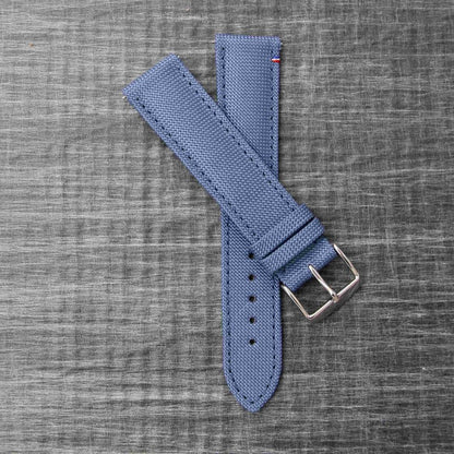 Bracelet de montre toile PORT LOUIS bleu breton