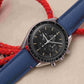 Bracelet de montre toile PORT LOUIS bleu breton