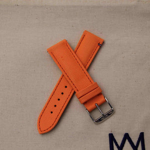 Bracelet de montre toile PORT LOUIS orangeade