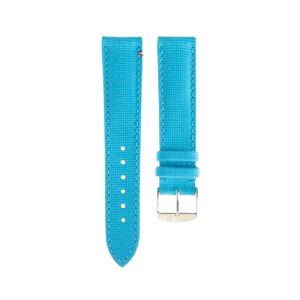Bracelet de montre toile PORT LOUIS Turquoise