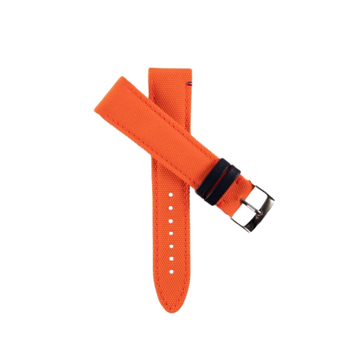 Bracelet de montre toile TAMPA orange.