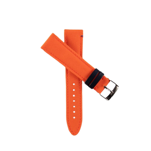 Bracelet de montre toile TAMPA orange.