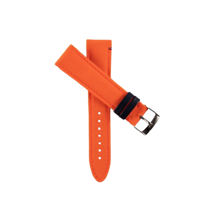 Bracelet de montre toile TAMPA orange.