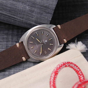 Bracelet de montre cuir PLOUGASTEL marron
