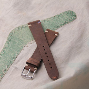 Bracelet de montre cuir BREST marron