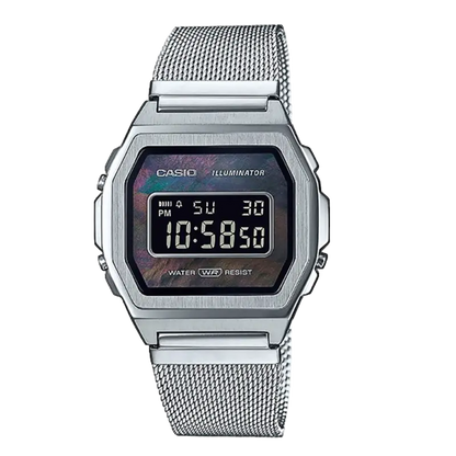 Montre digitale en acier A1000M-1BEF
